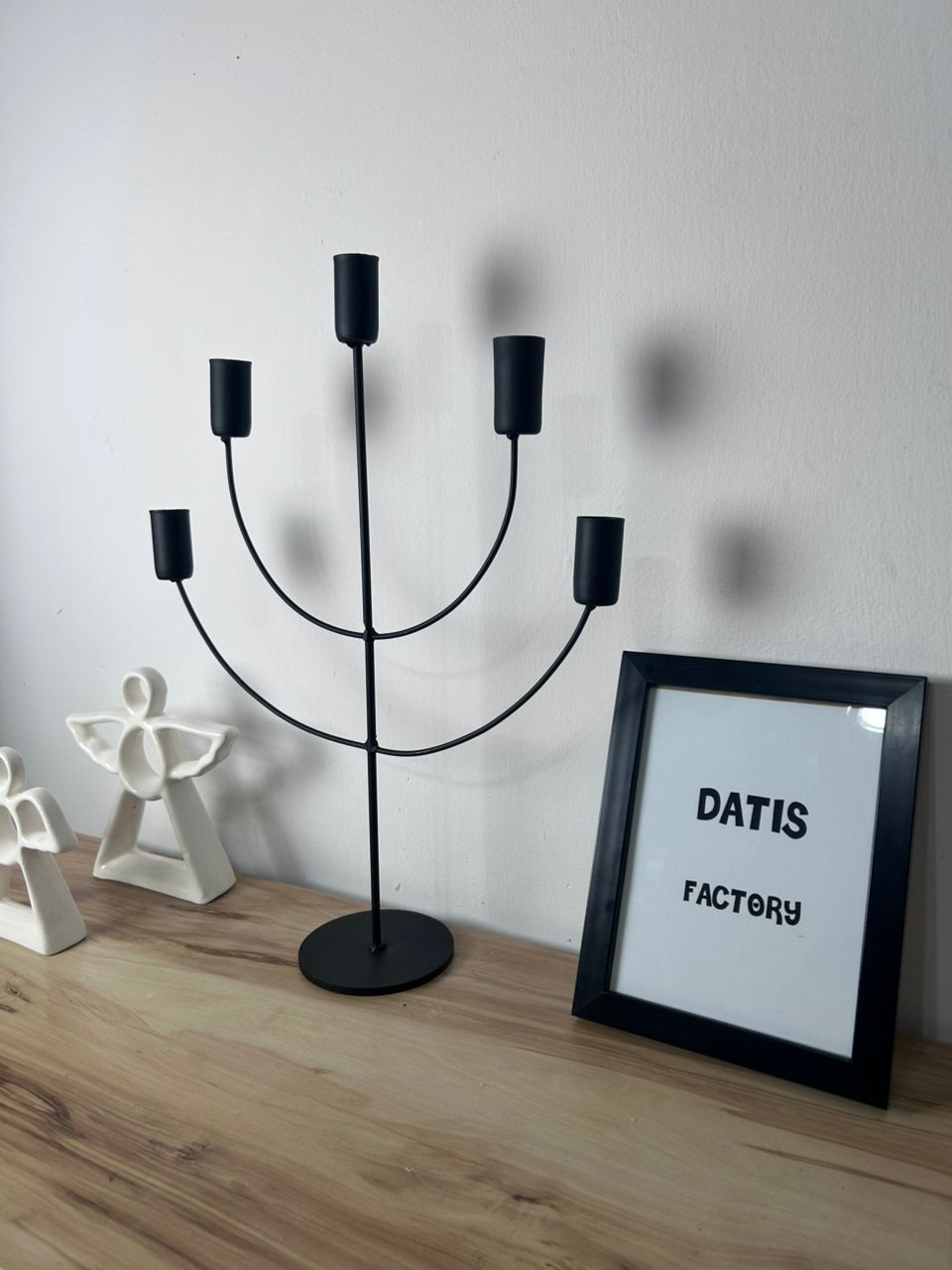 جاشمعی مدرن 5 شعله مدل دلا